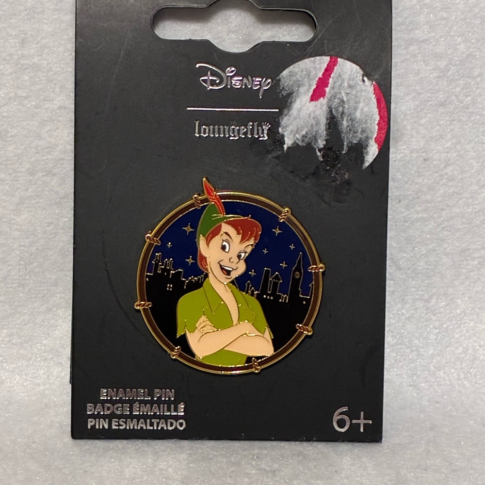 Brand New,  Loungefly Peter Pan Enamel Pin